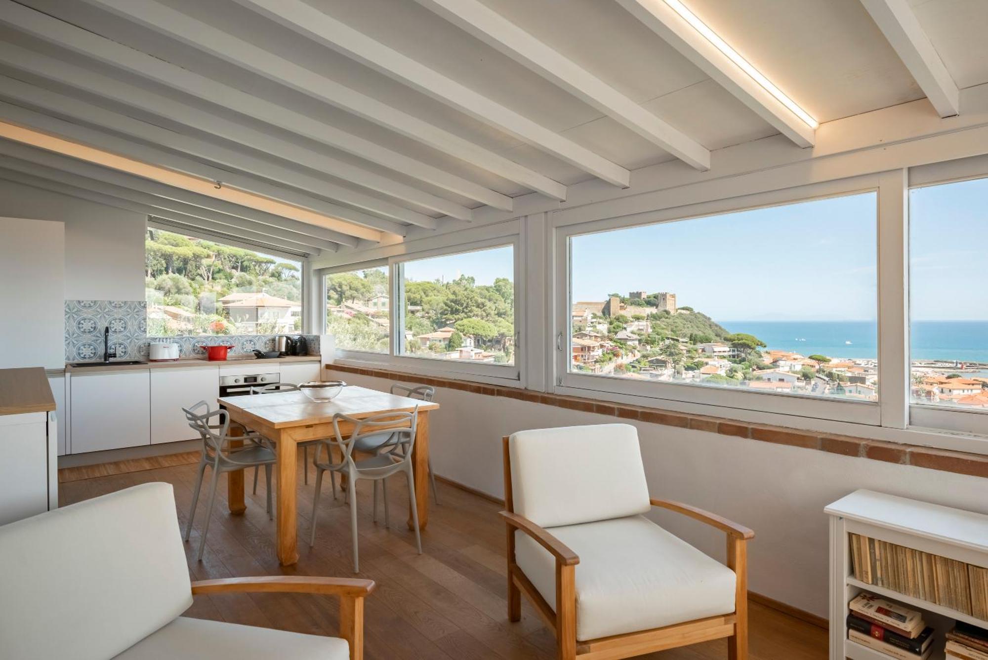 Villa Con Giardino Vista Mare Castiglione della Pescaia Luaran gambar